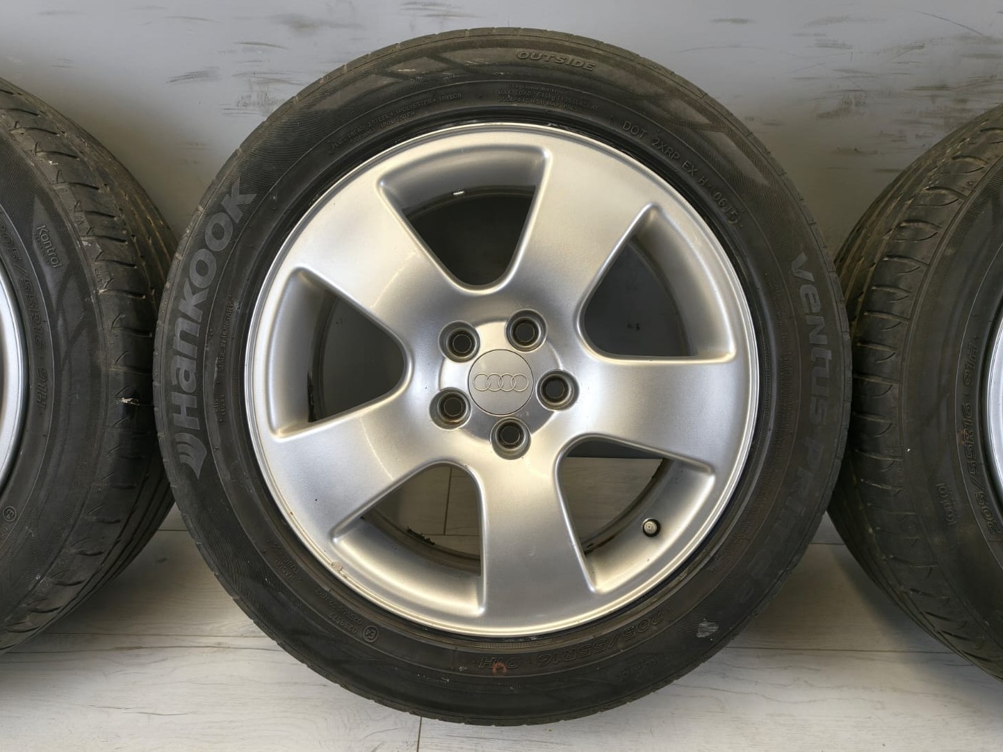 Roti/Jante Audi 5x100 205/55 R16 A3 (8L), A4; VW Golf, Bora, Caddy - imagine 4
