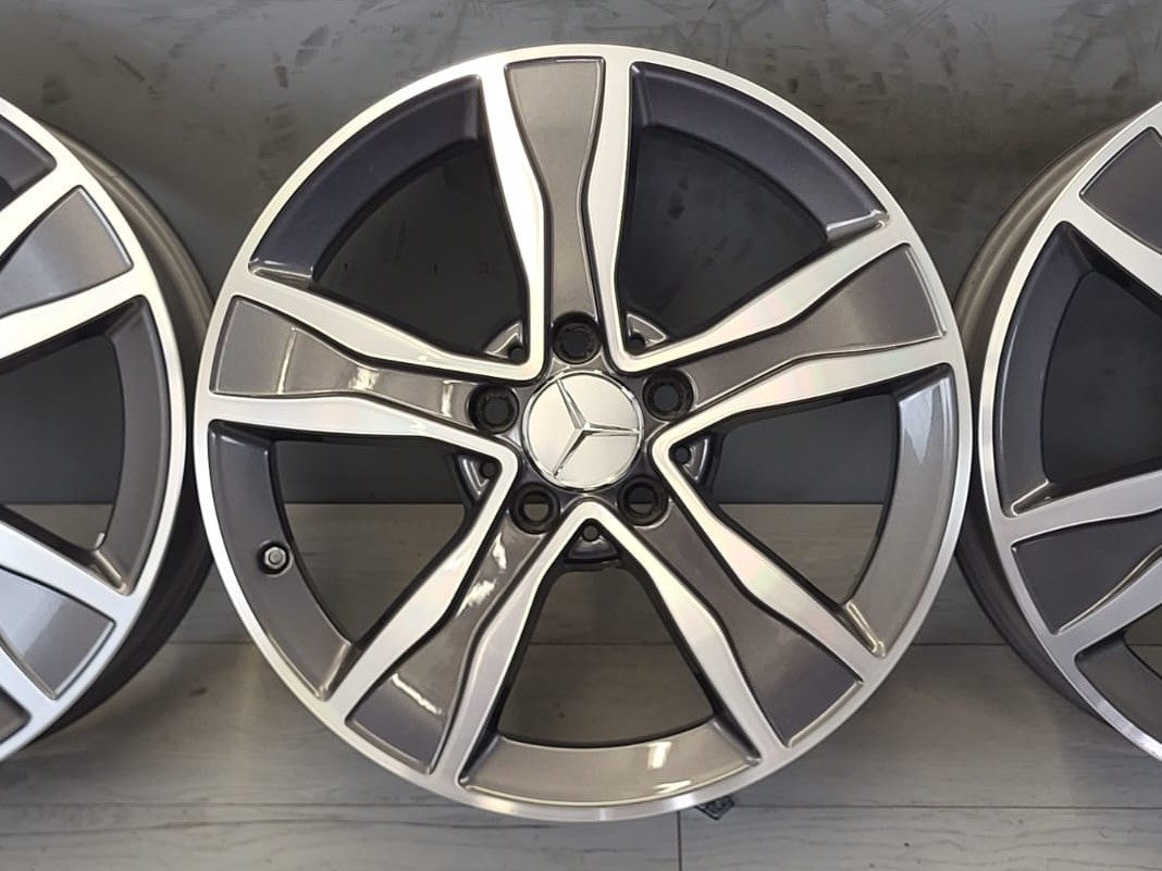 Jante Bicolore Mercedes 5x112 R17 C-Class (W205), A, B, E-Class; VW; Audi;Skoda;Seat - imagine 4