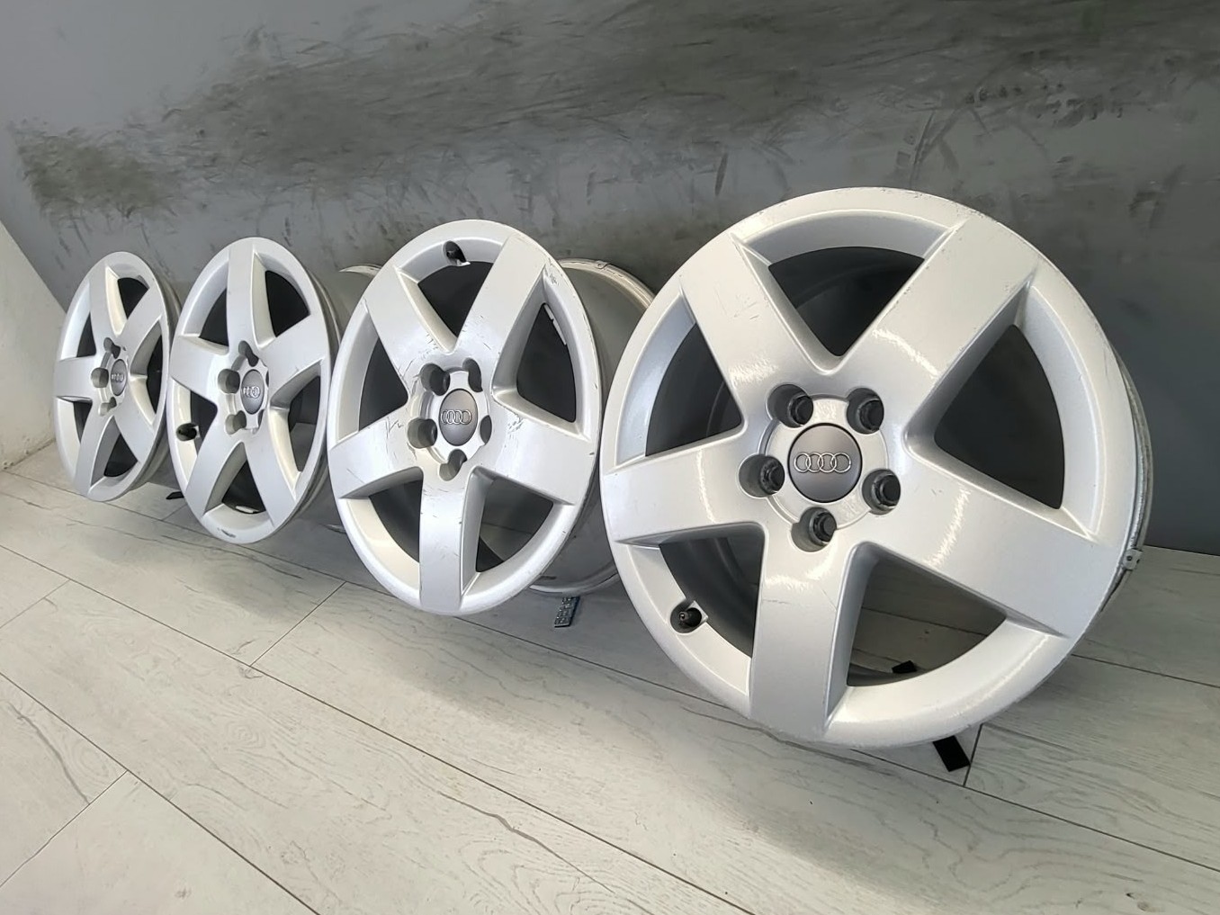 Jante Audi 5x100 R15 A3 (8L), TT, A1, A2; VW Golf, Bora, Jetta; Skoda Octavia, Fabia; Seat Ibiza, Leon - imagine 7