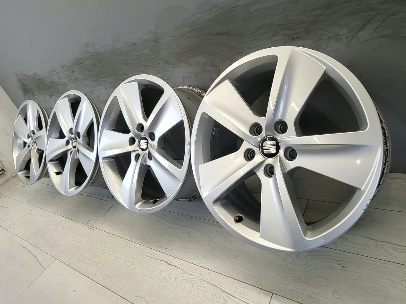 Jante Seat 5x112 R17 Leon (MK3, MK4), Altea, Ateca; VW: Golf, Jetta, Caddy ,Touran; Audia A3; Skoda - imagine 7